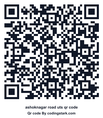 Ashoknagar Road UTS QR Code