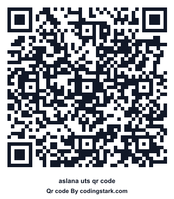 Aslana UTS QR Code