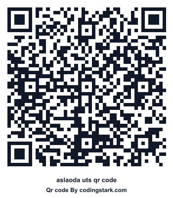 Aslaoda UTS QR Code