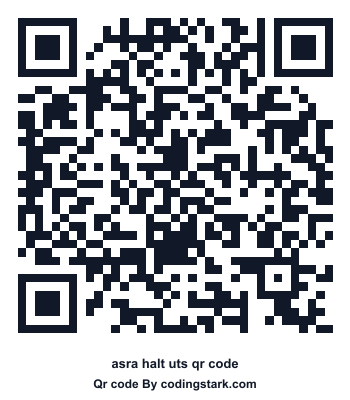 Asra Halt UTS QR Code