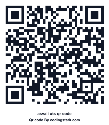 Asvali UTS QR Code