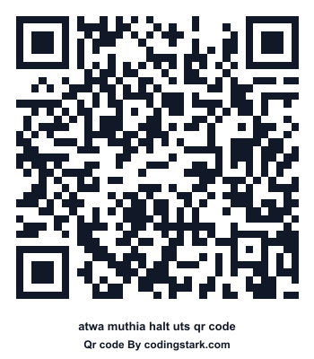 Atwa Muthia Halt UTS QR Code