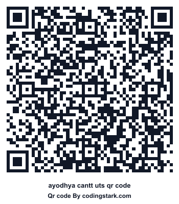 Ayodhya Cantt UTS QR Code