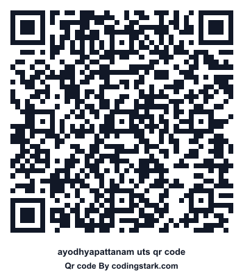 Ayodhyapattanam UTS QR Code