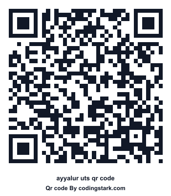 Ayyalur UTS QR Code