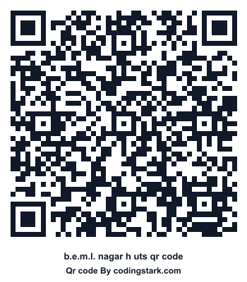 B.e.m.l. Nagar H UTS QR Code