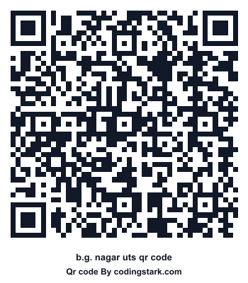 B.g. Nagar UTS QR Code
