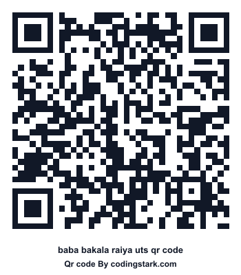 Baba Bakala Raiya UTS QR Code