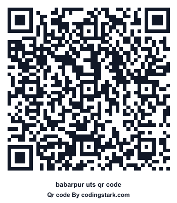 Babarpur UTS QR Code