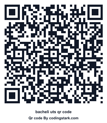 Bacheli UTS QR Code