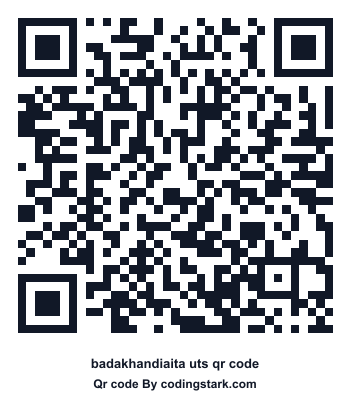Badakhandiaita UTS QR Code