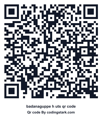 Badanaguppe H UTS QR कोड