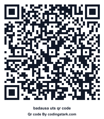 Badausa UTS QR Code