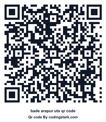 Bade Arapur UTS QR Code