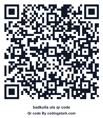 Badkulla UTS QR Code