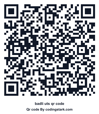 Badli UTS QR Code
