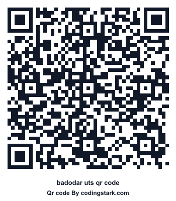 Badodar UTS QR Code