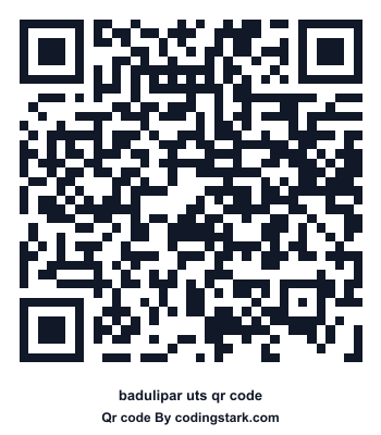 Badulipar UTS QR Code