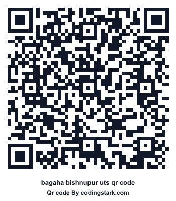 Bagaha Bishnupur UTS QR Code