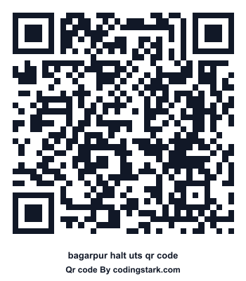 Bagarpur Halt UTS QR Code