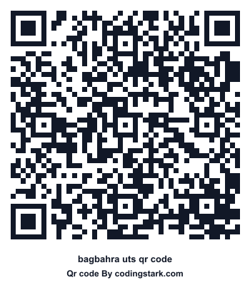 Bagbahra UTS QR Code