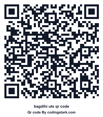 Bagdihi UTS QR Code