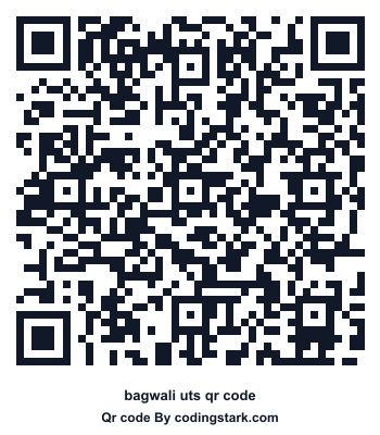 Bagwali UTS QR Code