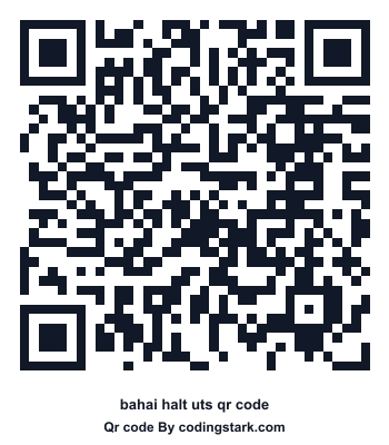 Bahai Halt UTS QR Code