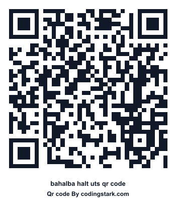Bahalba Halt UTS QR Code