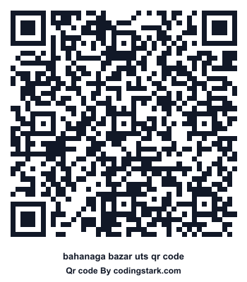 Bahanaga Bazar UTS QR Code