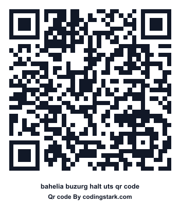 Bahelia Buzurg Halt UTS QR Code