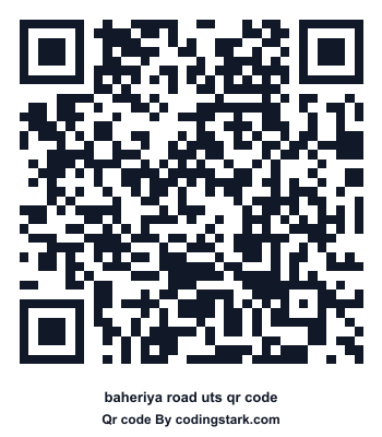 Baheriya Road UTS QR Code