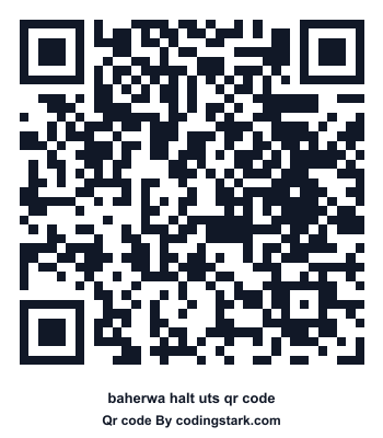 Baherwa Halt UTS QR Code