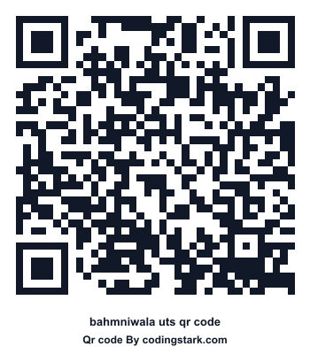 Bahmniwala UTS QR Code