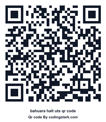 Bahuara Halt UTS QR Code