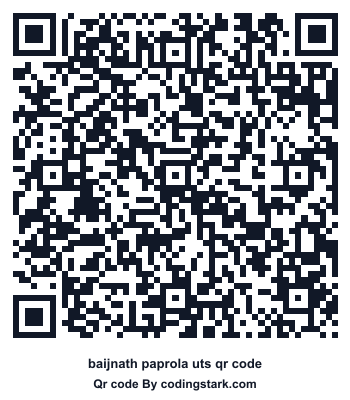 Baijnath Paprola UTS QR Code