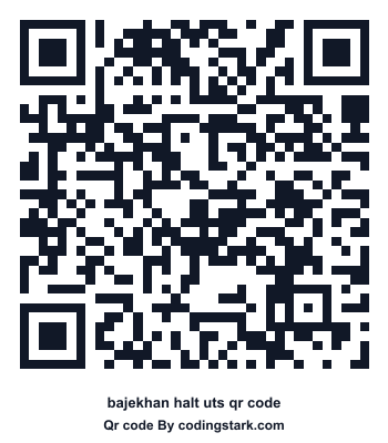 Bajekhan Halt UTS QR Code