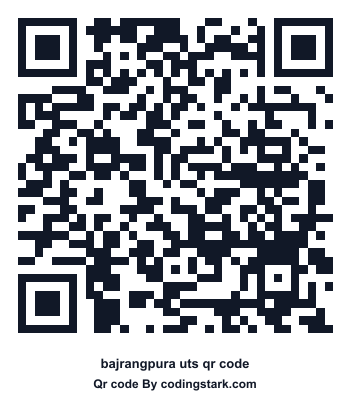 Bajrangpura UTS QR Code