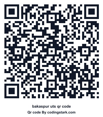 Bakaspur UTS QR Code