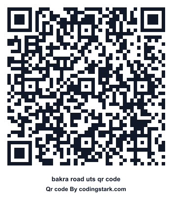 Bakra Road UTS QR Code