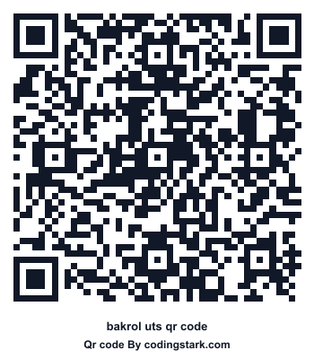 Bakrol UTS QR Code
