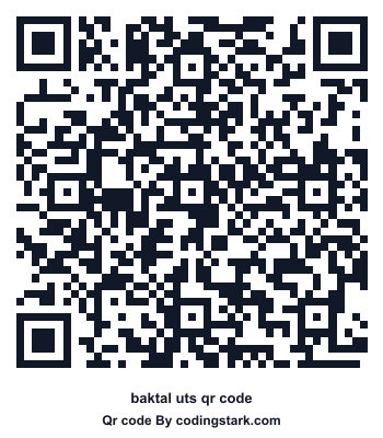 Baktal UTS QR Code
