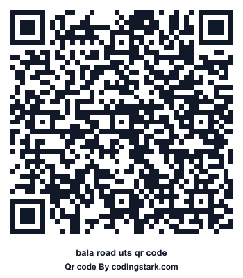 Bala Road UTS QR Code