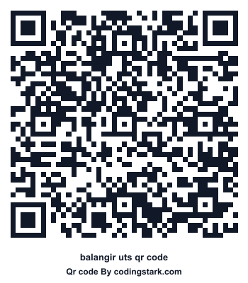 Balangir UTS QR Code