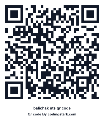Balichak UTS QR Code