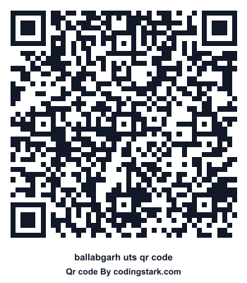 Ballabgarh UTS QR Code