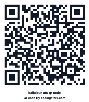 Ballalpur UTS QR Code