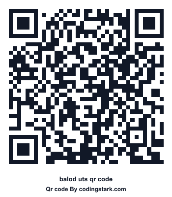 Balod UTS QR Code