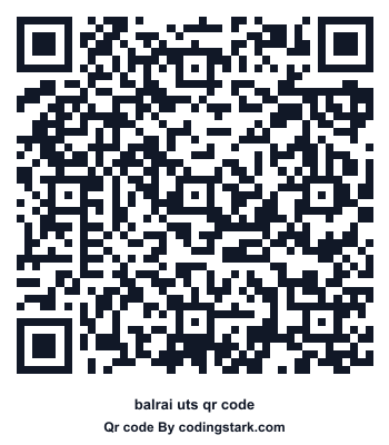 Balrai UTS QR Code