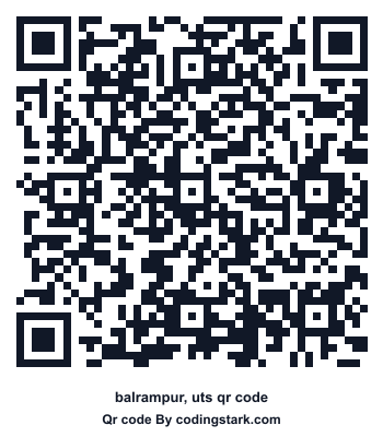 Balrampur, UTS QR Code